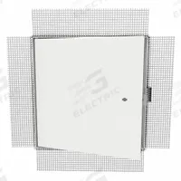 BABCOCK-DAVIS Access Door: 36 in Ht, 30 in Wd, Concealed Hinge, Plaster Bead Flange, Steel, White (MPN BIPK3036). Key specifications — Brand: BABCOCK-DAVIS; Hinge Type: Concealed; Metal Material Gauge: 16 ga (Frame); Mounting Location: Ceiling; Flange Type: Plaster Bead; Material: Steel.