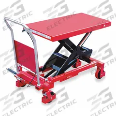 DAYTON Scissor Lift Table: 2,000 lb Load Capacity, 40 in L x 20 in W, 39 in Max Lifting Ht, Steel (MPN 6W804). Key specifications — Platform Material: Steel; Brand: DAYTON.