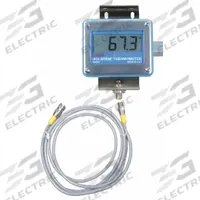 WAHL Digital Process Thermometer: -328°F to 1,472°F /-200°C to 800°C, +/-0.1°F/+/-0.1°C, Female (MPN D1396-8N). Key specifications — attr1275175: +/-0.1°F/+/-0.1°C; attr1275180: WAHL.
