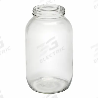 GAST Glass Jar Replacement for Vacuum Pump - Replacement Jars for Rotary Vane Compressor/Vacuum Pumps
