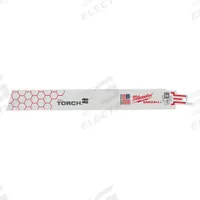 MILWAUKEE Reciprocating Saw Blade: 24 Teeth per Inch, 9 in Blade Lg, 0.04 in Blade Thick, 5 PK (MPN 48-00-5790). Key specifications — attr1109198: 24; attr1109200: Rigid for Straight Cuts; attr1109201: Straight; attr1109209: MILWAUKEE.