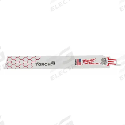 MILWAUKEE Reciprocating Saw Blade: 24 Teeth per Inch, 9 in Blade Lg, 0.04 in Blade Thick - Thin-Metal-Cutting Blades