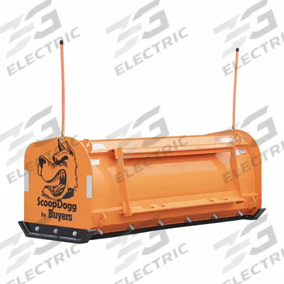BUYERS PRODUCTS Vehicle Mounted Snow Pusher: Tractor, 40 hp Machine Horsepower Required - Snow Pushers