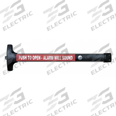 DETEX Exit Device: 36 in Max Door Wd - Rim Push Bars