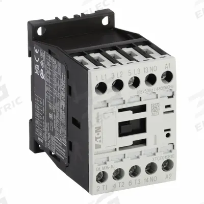 EATON Magnetic Contactor: Non-Reversing, 3 Poles, 3NO Contacts, 15 A - Non-Reversing IEC Contactors