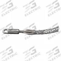 LEVITON Pulling Grip: 1 in to 1.5 in, 16,000 lb Breaking Strength, 32 in Mesh Lg, Rotating Eye (MPN L8604-100). Key specifications — Cable Dia. Range: 1 in to 1.5 in; Material: Galvanized Steel; Color Code: Silver; Eye Style: Rotating; Brand: LEVITON.
