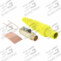 Single Pole Inline: Female, Yellow, 600V AC/600V DC, 400 A, Double Set Screw Termination, 16 Series (MPN 16D33-UY). Key specifications — Gender: Female; Series: 16; Brand: LEVITON.