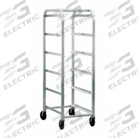 NEW AGE Bin Cart: 250 lb Max Load Capacity, 5 Bins, 16 in Compatible Bin Dp, 25 in Compatible Bin Lg (MPN 97253). Key specifications — Brand: NEW AGE; NSF Certified: No.