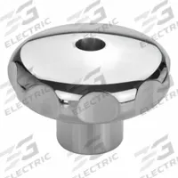 JW WINCO Stainless Steel Hand Knobs; Stainless Steel Star Knobs: Fluted, Stainless Steel, M10 Thread (MPN 5335-50-M10-D-PL). Key specifications — Brand: JW WINCO; Finish: Polished.