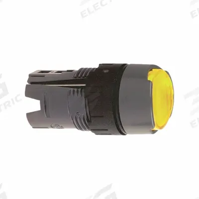 SCHNEIDER Push Button: 16 mm Mounting Size, Non-Metallic - Illuminated Flush-Mount Push-Button Operators