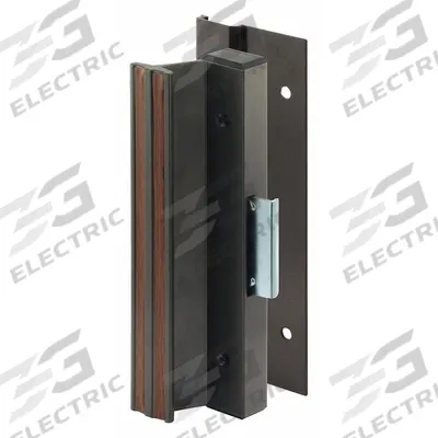 PRIME-LINE Sliding Door Lock: 2 in Lg, 2 in Wd - Recessed Handles for Sliding Doors