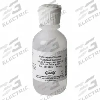 HACH Conductivity Standard Solution: 50 mL Volume, Liquid, 1,412 µS/cm, Bottle, Solution, 2974326, 1. Key specifications — Brand: HACH; Chemical Family Type: Solution; Concentration: 1,412 µS/cm; Container Type: Bottle; Form: Liquid; Manufacturer Part Number: 2974326; Product Type: Conductivity Standard Solution.
