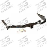 REESE Step Bumper Receiver: III, 3,500 lb Gross Trailer Wt Capacity, 350 lb Tongue Wt, Steel (MPN 75153). Key specifications — Finish: Powder Coated; Drilling Required: No; Vehicle Make: Toyota; Vehicle Model: RX350; Brand: REESE.