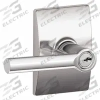 SCHLAGE Door Lockset: Office Lever Locksets, Chrome (MPN F51A BRW 625 CEN). Key specifications — attr1024149: Not Ligature-Resistant; attr1011488: SCHLAGE; attr1024446: F81; attr1011524: No Message; attr1011506: Broadway; attr1011485: No; attr1059461: Bright Chromium-Plated : Brass.