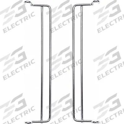 QUANTUM STORAGE SYSTEMS Stacking Bracket: 7 1/8 in Overall Lg, For Hang and Stack Bin Type - Stacking Brackets