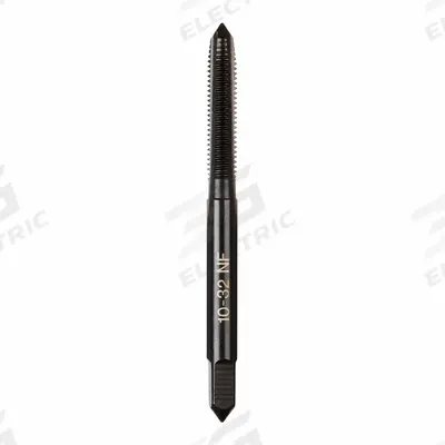 MILWAUKEE Straight Flute Tap: #10-32 UNF, 2B, 4 Flute, Plug Chamfer - General Purpose Hand Taps