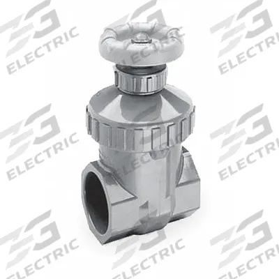 SPEARS Gate Valve: 1 1/2 in Size, CPVC, Non-Rising, FIPS x FIPS, 200 psi CWP, Wheel - Non-Rising Stem CPVC Gate Valves for Chemicals