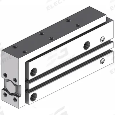 SMC Air Slide Table: 15 mm Stroke Lg, 6 mm Bore Dia, Mfr Part # MXH6-15Z, MXH Series - Pneumatic Slide Tables