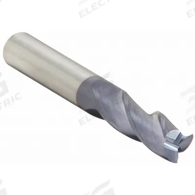 CLEVELAND Square End Mill: Carbide, TiAlN Coated, 3 Flute, 7/16" Mill Dia, 7/8" LOC - General Purpose Carbide Square End Mills