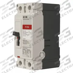 EATON Molded Case Circuit Breaker: 100 A Amps, 65kA at 240/277V AC, Fixed, AB, Load Side Lug, Std (MPN FD2100). Key specifications — attr217792: FD; attr196056: 65kA at 240/277V AC; attr196057: Fixed; attr196058: AB; attr196059: Load Side Lug; attr196061: 225A/F.
