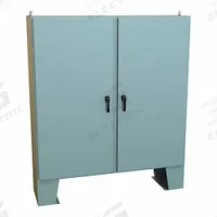 HAMMOND Electrical Enclosure: Steel, 72 in x 72 in x 19 in, NEMA 12/13/3R/4, w/Panel, Solid Cover (MPN HN4FM727218). Key specifications — Closure Method: Handle; Brand: HAMMOND; Knockouts: Not Included.