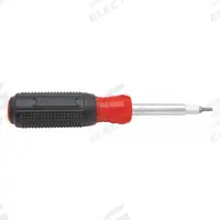 PROTO Multi-Bit Screwdriver: Phillips/Slotted/Square/Torx Tip, #1/#10/1/4 in/#15/#2 Tip Size, 8 Tips (MPN J93101). Key specifications — attr1205339: Robertson Square Recess: S1 + S2; attr1205303: PROTO.