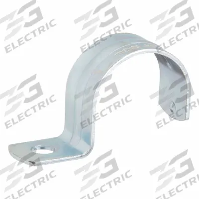 RACO Conduit & Pipe Strap Clamp, One-Hole: 1 1/4 in Trade Size, Steel - Surface Mount Clamps for Conduit & Pipe