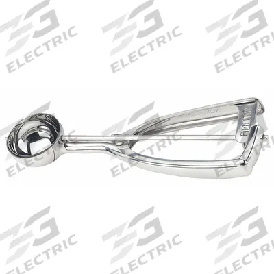 CRESTWARE Disher: 0.4 oz Capacity, Stainless Steel, NSF Certified, 1 1/8 in Bowl Dia - Dishers
