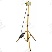 APPROVED VENDOR Temporary Job Site Light: 600 lm Max Brightness, LED, 1, 1 Brightness Levels, IP65 (MPN 24K353). Key specifications — Frame Color: Yellow; Lighting Technology: LED; Operating Voltage: 120V AC; Brand: APPROVED VENDOR; No. of Brightness Levels: 1.
