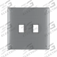 LEGRAND Wall Plate: Toggle, 2 Gang, Silver, Jumbo Size (MPN WSP62S2PS). Key specifications — Brand: LEGRAND; Material: Stainless Steel; Includes: Allen Head Screws.