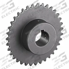 TRITAN Roller Chain Sprocket: 35, For 3/8 in Chain Pitch, 1 in Bore Dia, 35 Teeth, Steel (MPN 35BS35H X 1). Key specifications — Brand: TRITAN.