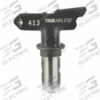 GRACO Airless Spray Gun Tip: Tips for Airless Spray Guns, Airless Spray Gun Tip, 0.013 in Tip Size (MPN TRU413). Key specifications — Product Type: Airless Spray Gun Tip; Compatible with Manufacturer Model Number: 17G180; Brand: GRACO; Includes: Replacement Single Seal; Color: Black; Compatible with Series: ProX17 Cart; Product Grouping: Tips for Airless Spray Guns.