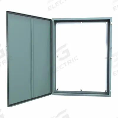 HAMMOND Electrical Enclosure: Steel, 48 in x 36 in x 8 in, NEMA 12/13, w/Panel - Steel Dust-Tight Enclosures