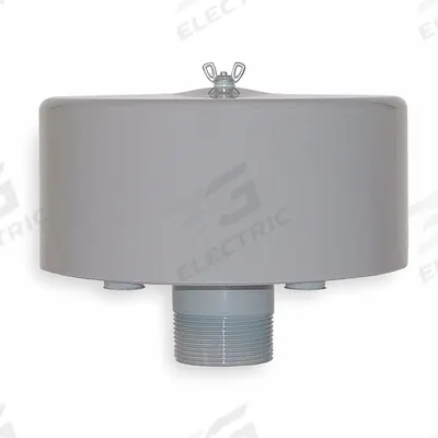 SOLBERG Filter Silencer: 2 in (M)NPT Inlet Size, 135 cfm, 7.25 in Overall Ht - Air Compressor Intake Filters & Silencers