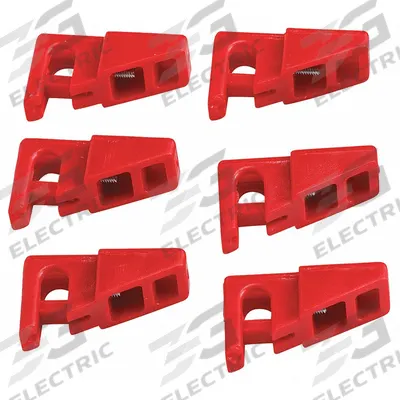 CONDOR Circuit Breaker Lockout: Fuse Block, For 120V AC Volt - Clamp-On Circuit Breaker Lockouts