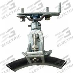 DAYTON Festoon End Clamp: Round, 0.97 in – 1.4 in (MPN 33N232). Key specifications — Compatible Cable Type: Round; Brand: DAYTON; Compatible I-Beam Size: C32 x 30 x 1.5; Material: Aluminum; Product Type: C-Track; Compatible with Grainger Part Number: 33N232; Compatible with Manufacturer Part Number: C32RET-40.