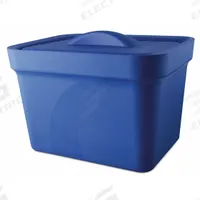 Ice Bucket with Lid: 4 L Capacity, Rectangular, Polyurethane Foam, Blue, 8 5/8 in Overall Ht (MPN M16807-4101). Key specifications — Color: Blue; Material: Polyurethane Foam; Brand: MAGIC; Product Type: Ice Bucket with Lid; Shape: Rectangular.