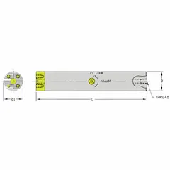 ULTRA-DEX USA Indexable Boring Bar: SCFT B60MM-600 (MPN 910-000-091). Key specifications — attr257292: SCFT B60MM-600.