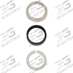CHICAGO FAUCETS Spout Ring: Spout Ring, Plastic, Chrome, 1/4 in Overall Ht (MPN 1-104KJKABNF). Key specifications — Includes: Split Ring; Product Type: Spout Ring; Body Material: Plastic; Brand: CHICAGO FAUCETS.