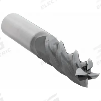 CLEVELAND Square End Mill: Carbide, TiAlN Coated, 4 Flute, 3/4" Mill Dia, 1-1/2" LOC - Fast-Cutting Carbide Square End Mills for Stainless Steel & Super Alloys