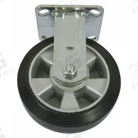 DAYTON Rigid Caster: 500 lb Load Capacity, 6 3/8 in Overall Lg, 6 in Overall Wd, Rubber/Steel, Black (MPN MH13X46302G). Key specifications — Material: Rubber; Compatible Grainger Part Number: 13X464; Color: Black; Brand: DAYTON; Manufacturer Part Number: MH13X46302G.