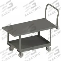 APPROVED VENDOR Platform Truck: 2,000 lb, 60 in L x 30 in W x 25 in H Deck, Solid, 12 ga Deck, Std (MPN WHPT30605MR95). Key specifications — Side Panel Type: No Side Panels; Brand: APPROVED VENDOR; Color: Gray; Caster/Wheel Configuration: (2) Swivel.