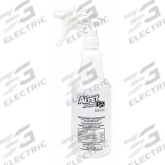 BEST SANITIZERS, INC. Trigger Spray Bottle: 32 oz Container Capacity, Stream, Clear, White, 12 PK (MPN SS10004). Key specifications — Imprinting: Alpet D2 Surface Sanitizer; Bottle Color: Clear; Sprayer Color: White; Graduation Markings: No; Legend: Trigger Spray Bottle; Includes: (12) Trigger Sprayers; Brand: BEST SANITIZERS, INC.; Product Type: Trigger Spray Bottle.