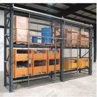 WIRECRAFTERS Enclosure Kit: 3 Bays, 120 in x 48 in x 96 in, 10 ga, Steel, Powder Coated, Gray (MPN RE10848SD3). Key specifications — Brand: WIRECRAFTERS; Material: Steel; Includes: Overhead Track; Includes Hardware: Yes; Finish: Powder Coated; Color: Gray.