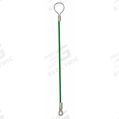 INNOVATIVE COMPONENTS Tool Lanyard: Stainless Steel, 12 in Overall Lg, 5/16 in Loop 1 Size - Lanyards