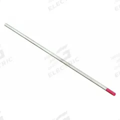 WESTWARD Tungsten Electrode: Thoriated, 0.04 in x 7 in, Red, EWTh-2, 10 PK (MPN 49H751). Key specifications — Brand: WESTWARD; Overall Length: 7 in; AWS Classification: EWTh-2; Welding Current Designation: AC/DC; Color: Red.