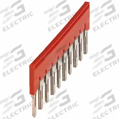 SCHNEIDER Bridge: Red (MPN NSYTRAL610). Key specifications — Compatible Manufacturer Model Number: NSYTRV62; Compatible with Product Type: TRV Screw Terminal Block; Brand: SCHNEIDER.