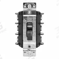 LEVITON Manual Motor Controller: 3 Poles, 30 A, No Enclosure (MPN MS303-DS). Key specifications — Brand: LEVITON; Maximum Voltage Rating: 600V AC; Mounting Style: Surface; Pilot Light: Not Included.