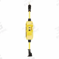 SOUTHWIRE GFCI: Manual Reset, 2 ft Lg, 12/3, 5-15P Plug, 15 A Current, 120V AC, 5-15R, Yellow, SJTW (MPN 26020011-6). Key specifications — NEMA Plug Configuration: 5-15P; NEMA Receptacle Configuration: 5-15R; Brand: SOUTHWIRE; Voltage: 120V AC.