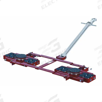 GKS-PERFEKT Machine Roller: 26,400 lb, 4 1/4 in Deck Ht, 6 1/2 in L x 6 1/2 in W, (16) Rollers - Front- & Rear-Support Machine Rollers